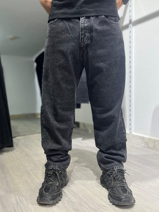 Dark grey wide leg