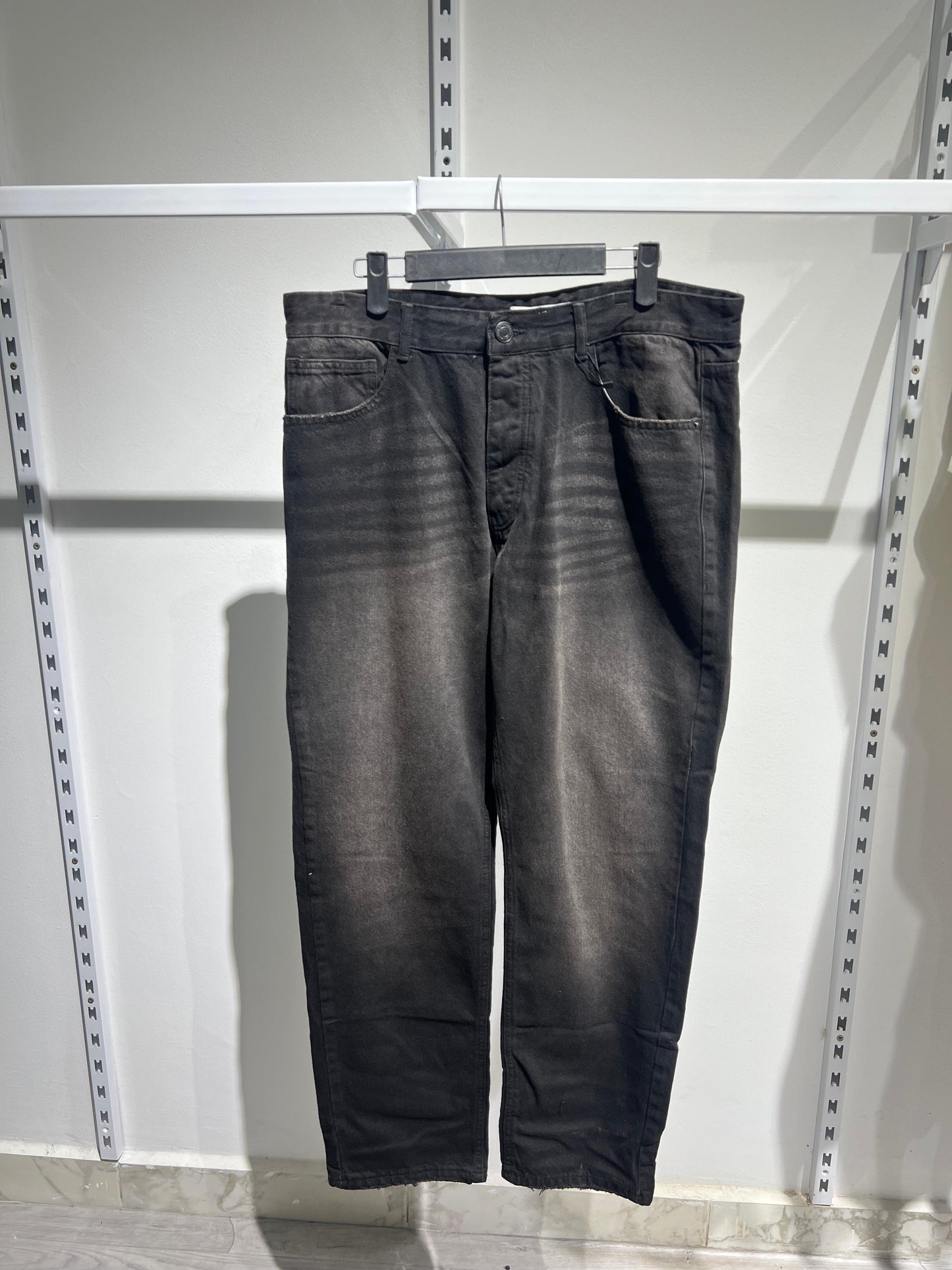 Washed wide leg