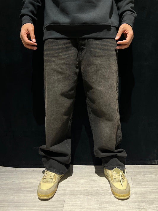 Washed wide leg